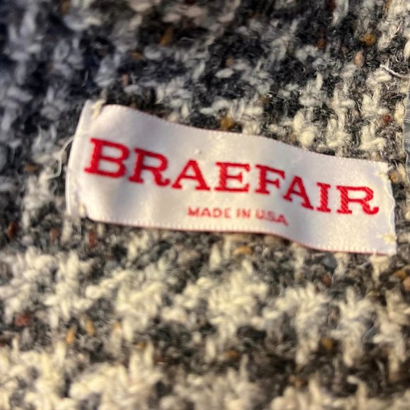 Vintage! Ann Taylor Braefair Wool Tweed coat vintage JUNIOR 9/10 - Picture 6 of 8